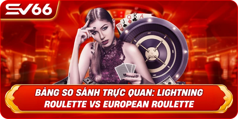 Bảng So Sánh Trực Quan: Lightning Roulette vs European Roulette